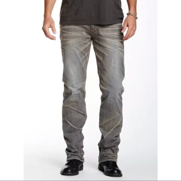 AFFLICTION Men Denim Jeans ACE ASCENDED NORWALK Em - Picture 4 of 9